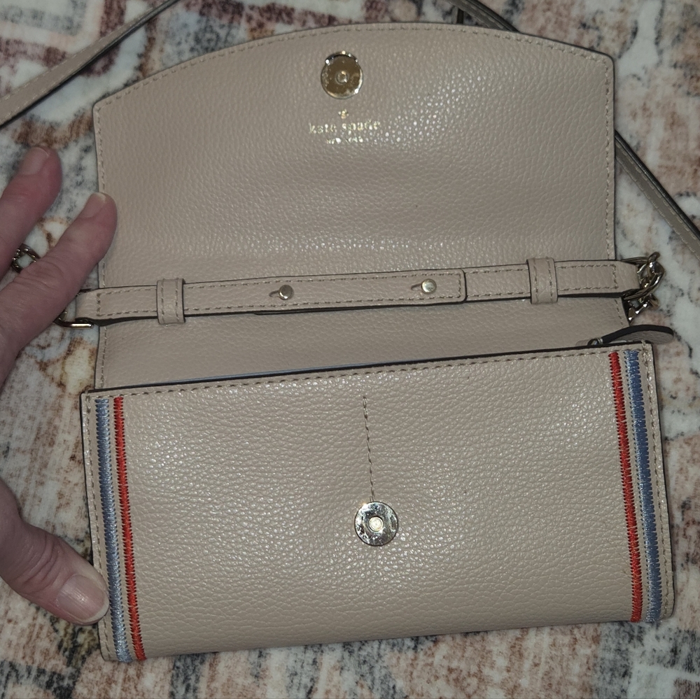 Kate Spade New York Eva Embroidered Crossbody Wallet - Picture 15 of 16